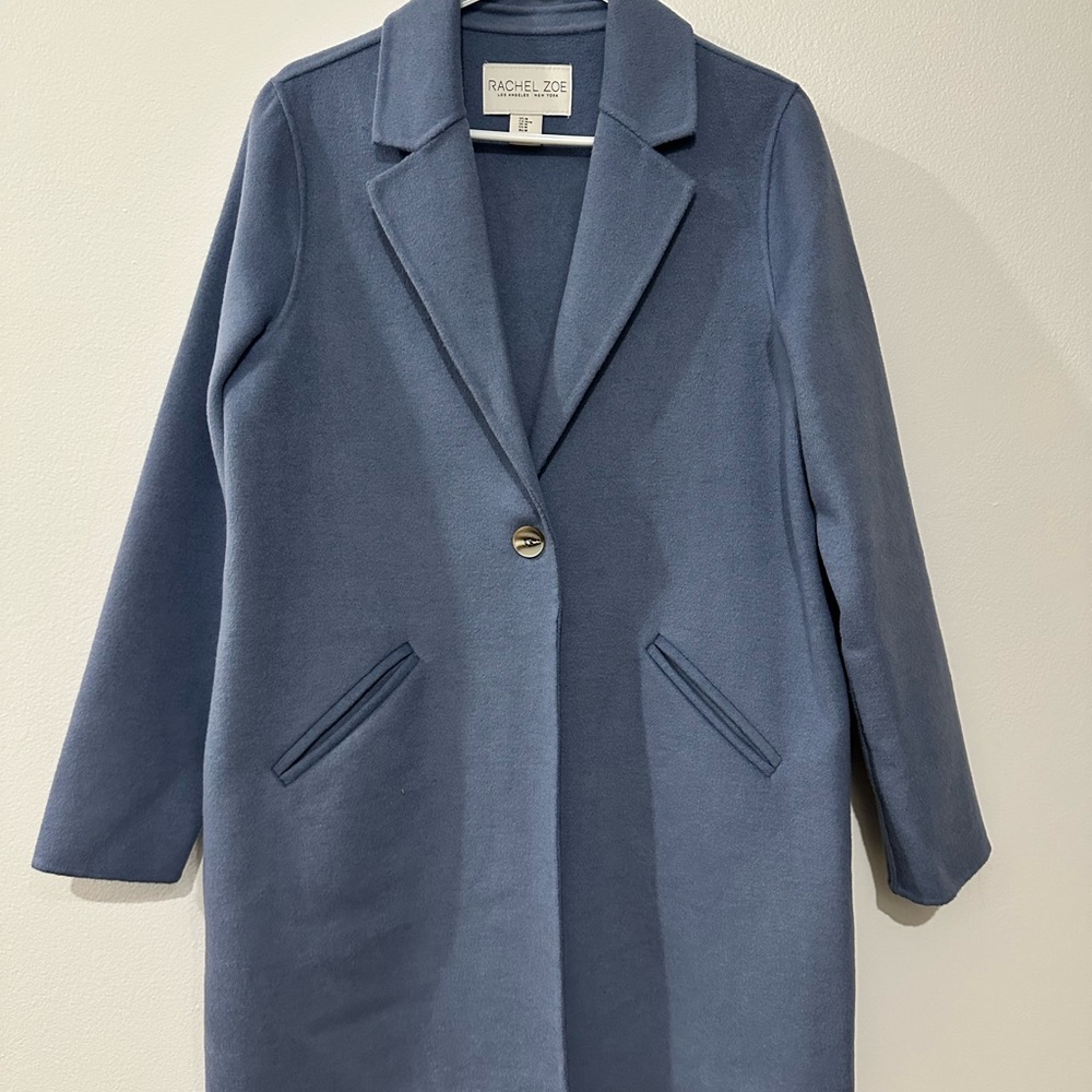 Rachel Zoe Women's Classic Blue Coat